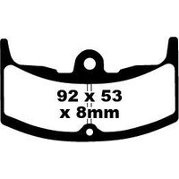 FA080 - EBC FA Series Organic Brake Pads For Honda CBX 550 F 1982-1984 Front