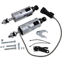 422-4102C - Progressive Suspension 422 Series Shocks With Remote Adjustable Preload For Harley Davidson FLS 1690 2012-2016 - Chrome