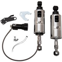 422-4101C - Progressive Suspension 422 Series Shocks With Remote Adjustable Preload For Harley Davidson FLST 1340 1989-1990 - Chrome