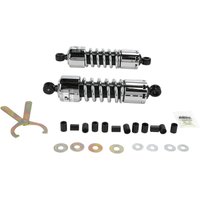412-4204C - Progressive Suspension 412 Series Cruiser Shocks For Kawasaki VN1500 1996-2004 279.40mm (11.00") - Black/Chrome