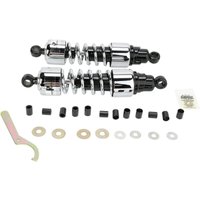 Image of 412-4221C - Progressive Suspension 412 Series Cruiser Shocks For Honda GL1500C 1997-2003 330.00 mm (13.00") - Black/Chrome