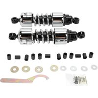 Image of 412-4254C - Progressive Suspension 412 Series Cruiser Shocks For Triumph America 800 2002-2006 292.00 mm (11.50") - Black/Chrome