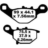 SFA396 - EBC SFA Series Organic Scooter Brake Pads For Suzuki AN 125 1995-1999 Front