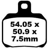 SFA266 - EBC SFA Organic Brake Pads For Piaggio Beverly 400 I.E. Tourer 2008-2009 Front