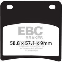 FA146V - EBC Vee Semi-Sintered Brake Pads For Suzuki GSX1100 F 1988-1994 Front