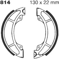 Image of 814G - EBC G Grooved Brake Shoes For KTM GS 125 1985 Rear