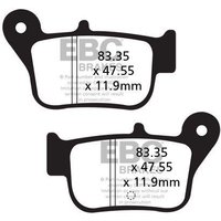 SFA628 - EBC SFA Series Organic Scooter Brake Pads For Sym MaxSYM 400 I ABS 2012-2019 Rear