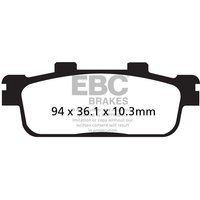 Image of FA427TT - EBC TT Sport Carbon Fusion Brake Pads For Sym Quadlander 250 2X4 2006-2009 Rear