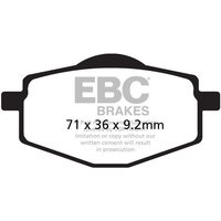 Image of SFA101HH - EBC SFA-HH Series Sintered Brake Pads For Sachs Bee 125 2007-2011 Front