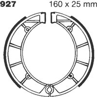 Image of 927G - EBC G Grooved Brake Shoes For Moto Morini Kanguro 350 1982-1986 Rear