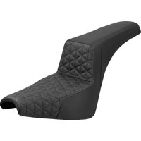 Image of 818-30-179 - Saddlemen Step Up Tri-Gripper Gripper Seat For Harley Davidson FXBB 1750 ABS 2018-2020 - Black