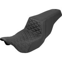 Image of 808-07B-179 - Saddlemen Step Up Tri-Gripper Gripper Seat For Harley Davidson FLH 1868 ABS 2021 - Black