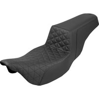 Image of 808-07B-180 - Saddlemen Step Up Tri-Gripper Gripper Seat For Harley Davidson FLH 1868 ABS 2021 - Black