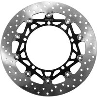 Image of 78B40872 - Brembo Oro Prime Line Floating Brake Disc For Triumph Speed Triple 1050 ABS - Black/Silver/Stainless Steel