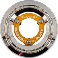Image of TM-0052-CH-GD - Trask Derby Cover & Power Plate Kit For Harley Davidson FLDE 1750 ABS 2019-2020 - Chrome/Gold