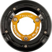 Image of TM-0052-BK-GD - Trask Derby Cover & Power Plate Kit For Harley Davidson FLDE 1750 ABS 2019-2020 - Black/Gold