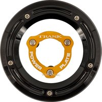 TM-0051-BK-GD - Trask Derby Cover & Power Plate Kit For Harley Davidson FLH 1868 ABS 2021 - Black/Gold