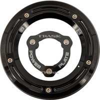Image of TM-0051-BK-BK - Trask Derby Cover & Power Plate Kit For Harley Davidson FLH 1868 ABS 2021 - Black