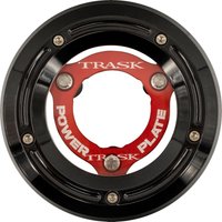Image of TM-0052-BK-RD - Trask Derby Cover & Power Plate Kit For Harley Davidson FLDE 1750 ABS 2019-2020 - Black/Red