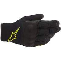 Image of Alpinestars S Max Drystar Gloves Black & Yellow Fluo