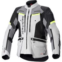Image of Alpinestars Bogota Pro DS Jacket Ice Grey Dark Grey Yellow Fluo