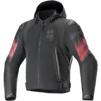 Image of Alpinestars Zaca Air Venom Wp Jacket Black Bright Red