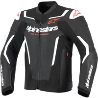 Image of Alpienstars GP Force V2 Leather Jacket Black White