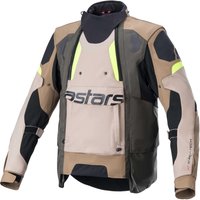 Image of Alpinestars Halo DS Jacket Dark Khaki Sand Yellow Fluo