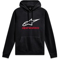 Image of Alpinestars Always Hoodie V3 Black/White/Red