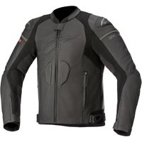 Image of Alpinestars GP Plus R V3 Rideknit Leather Jacket Black/Black