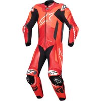 Image of Alpinestars GP Plus V4 Sprint 1PC Lthr Suit Red/Fluo/Mid Red/Wht