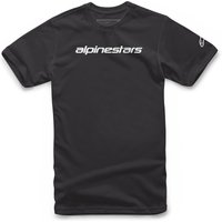 Image of Alpinestars Linear Wordmark T-Shirt Black Grey