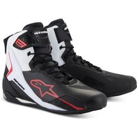 Image of Alpinestars Faster-4 Shoes Black White Red