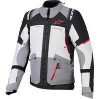 Image of Andes V4 Drystar Jacket Dark Grey Ice Grey Black Bright Red