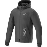 Image of Alpinestars Radium Tech Hoodie Black/Silver