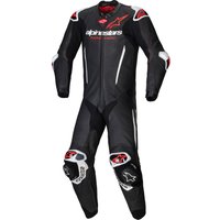 Image of Alpinestars GP-R7 1 Pc Leather Suit Black White Red Fluo