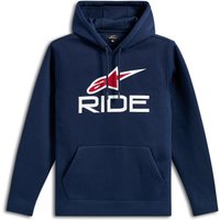 Image of Alpinestars Ride Hoodie V3 Navy White Red