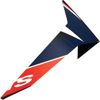 Image of 51455 - Alpinestars S-R10 Team Standard Spoiler Black Carb Red Fluo D Blue Matt