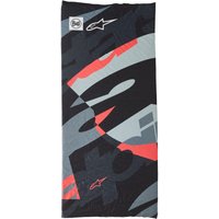 63400 - Alpinestars Buff Mogress Neck Tube Black Camo Red Fluo