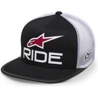 51418 - Alpinestars Ride 4.0 Trucker Hat Black White Red