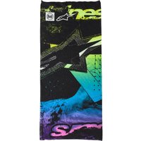 63399 - Alpinestars Buff Ignite Neck Tube Black Pink Fluo Yellow