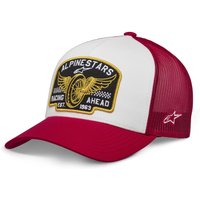 51427 - Alpinestars Heritage Patch Trucker Hat White/Red
