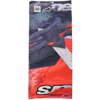 63398 - Alpinestars Buff Ignite Neck Tube Black Bright Red