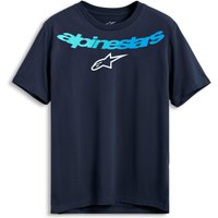 Image of Alpinestars Collared SS CSF T-Shirt Navy