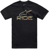 Image of 57575 - Alpinestars Ride 4.0 Camo CSF T-Shirt - Black L