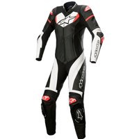 46756 - Alpinestars Stella GP Plus 1Pc Leather Suit Black White Bright Red 46