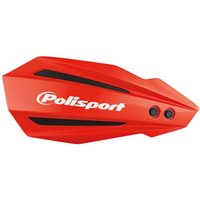 Image of 8308500031 - Polisport MX Bullit Hand Guards For Honda CRF450R 2021-2022 - Red
