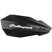 Image of 8308500034 - Polisport MX Bullit Hand Guards For Kawasaki KX250 2021-2022 - Black