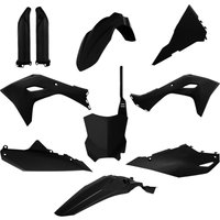 Image of 91362 - Polisport Plastics Kit For Kawasaki KX450 2024-2026 - Black