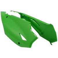 Image of 8506500001 - Polisport Side Panels For Kawasaki KX250 2003-2008 - Green